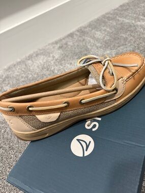 Sperry Two-Tone Tan and Cream Women's Moccasin